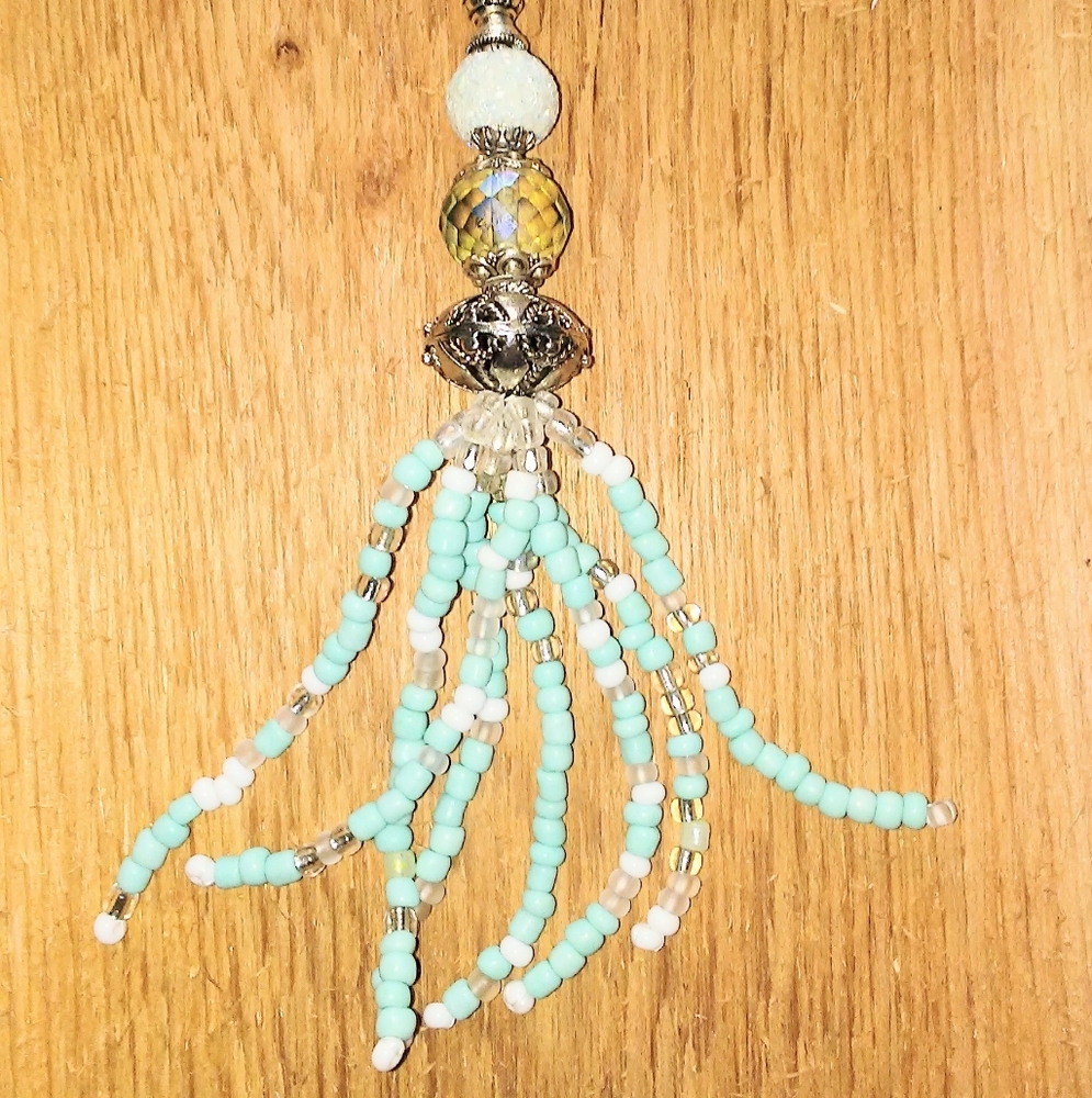 Hand Made Bohemian Glass Beaded Necklace